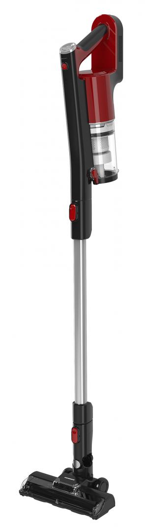 Aspirator vertical Heinner Red Twilight HSVC-M21.6RD, 150 w, acumulator li 21.6v, filtrare ciclonica, dubla utilizare: de mana sau vertical, 2 viteze, capacitate: 0.5l, autonomie max 30 min, accesoriu montare perete, rosu