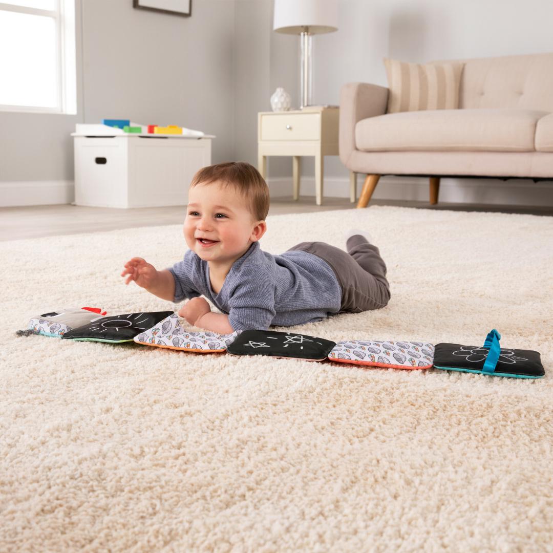 Jucarie Pentru Bebelusi, Carte Colorata-Calatoria Omidei, Lamaze