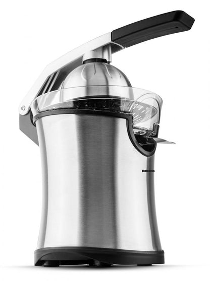 Storcator de citrice Heinner Aren HCP-160SS, 160W, 2 conuri, filtru inox, maner cu aluminiu turnat, picioruse antialunecare, inox