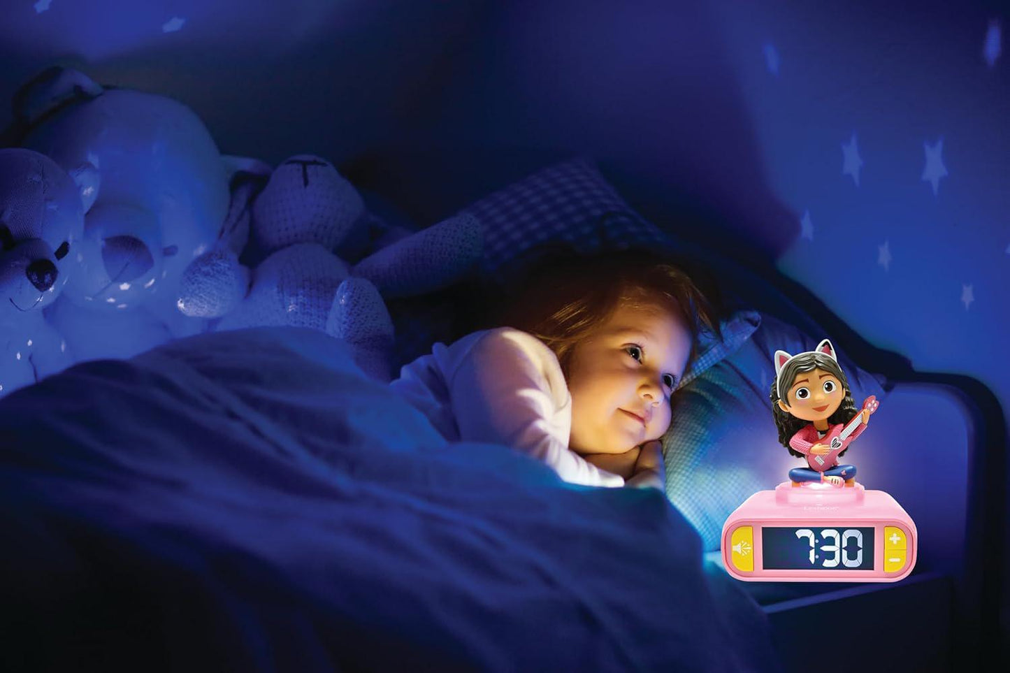 Ceas Desteptator Cu Lumina 3D, Gabby