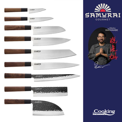 Cutitul bucatarului Cooking by Heinner - Samurai Gourmet by Rikito Watanabe, inox, 20 cm