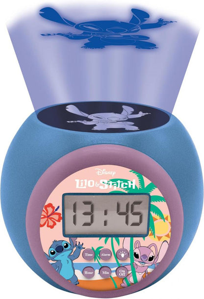 Ceas Desteptator Cu Proiector, Stitch