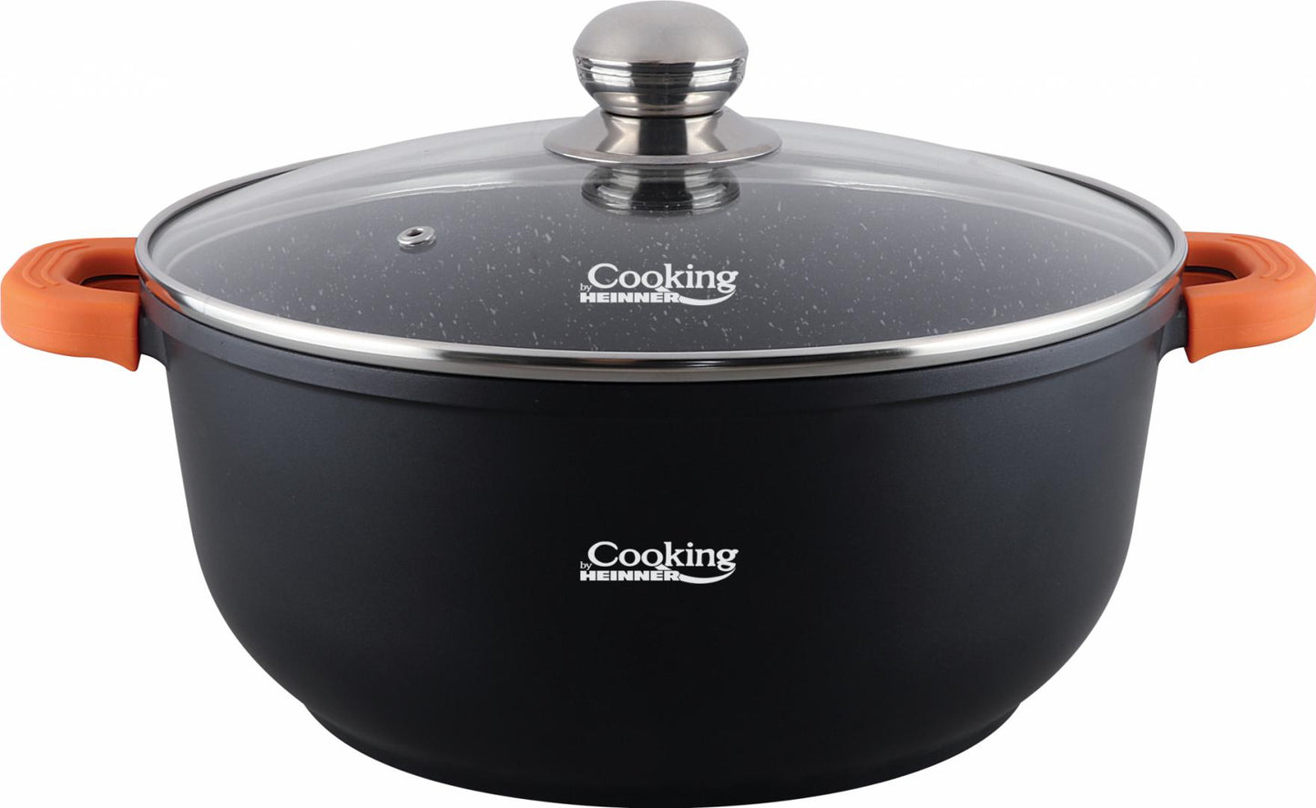 Semioala 13.5L Aluminiu Turnat +Capac, Dark Line, Cooking By Heinner
