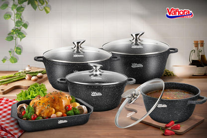 Semioala Aluminiu Turnat , 11.6 L, Classic, Vanora Home