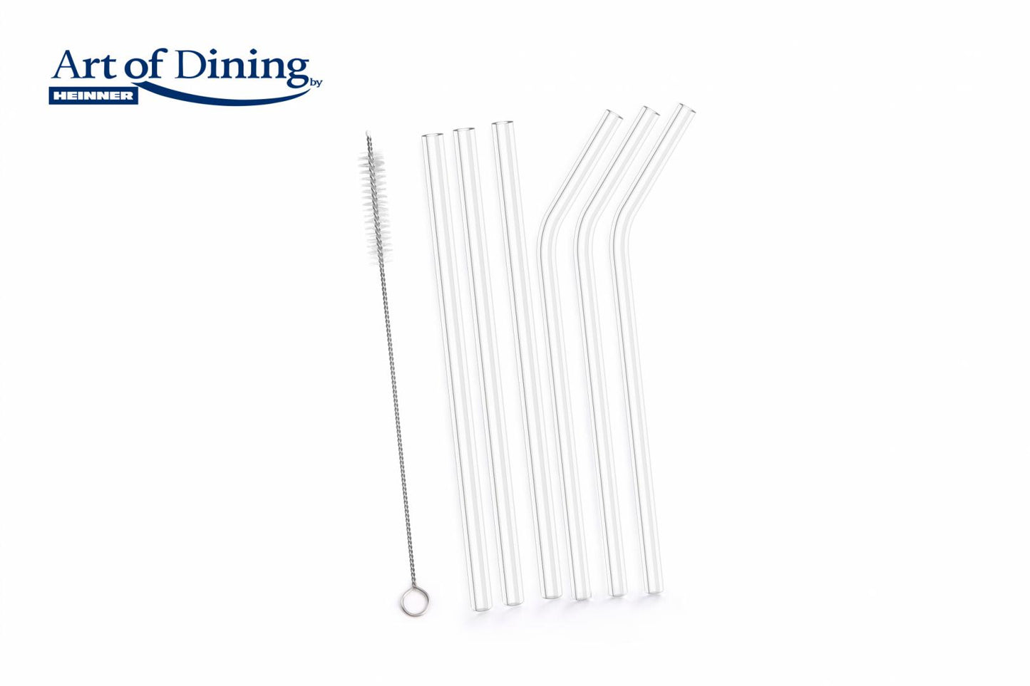 Set 6 Paie Din Sticla+Perie Pentru Curatare, Art Of Dining By Heinner