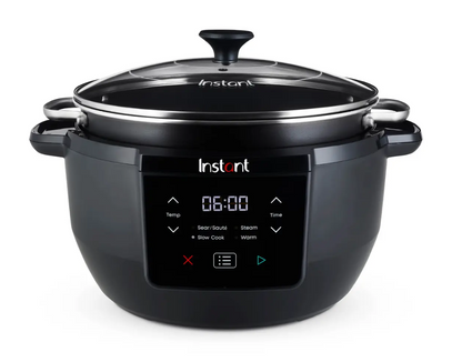 Slow cooker Instant Pot Slow Cooker Superior 7L, 800 W, 4 functii in 1 (Negru)