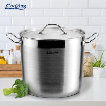 Oala 11L cu capac Cooking by Heinner Maestro, inox, 26x21cm