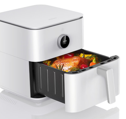 Friteuza fara ulei Xiaomi Smart Air Fryer BHR7358EU, 1800W, 6.5l, 50-60Hz, 220-240V, Aplicatie Xiaomi Home, Temperatura ajustabila, Alb