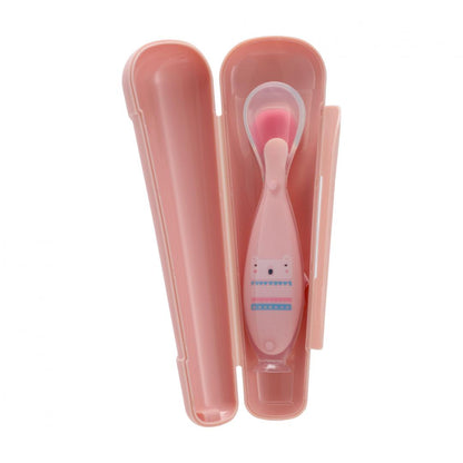 Lingurita Silicon Cu Suport Tip Ventuza, U-Grow