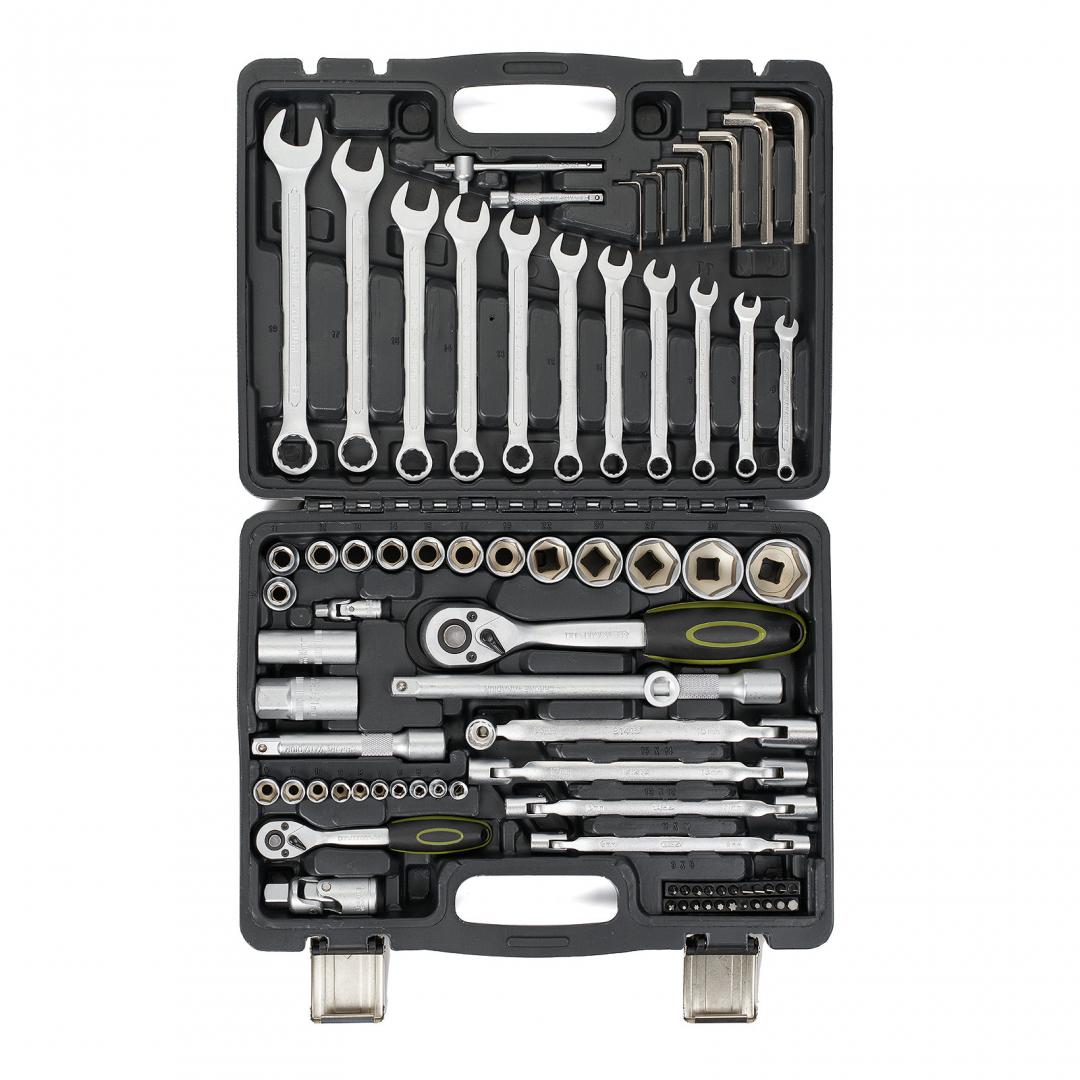 Trusa multifunctionala 77 piese Heinner CTSM016, material chrome-vanadium