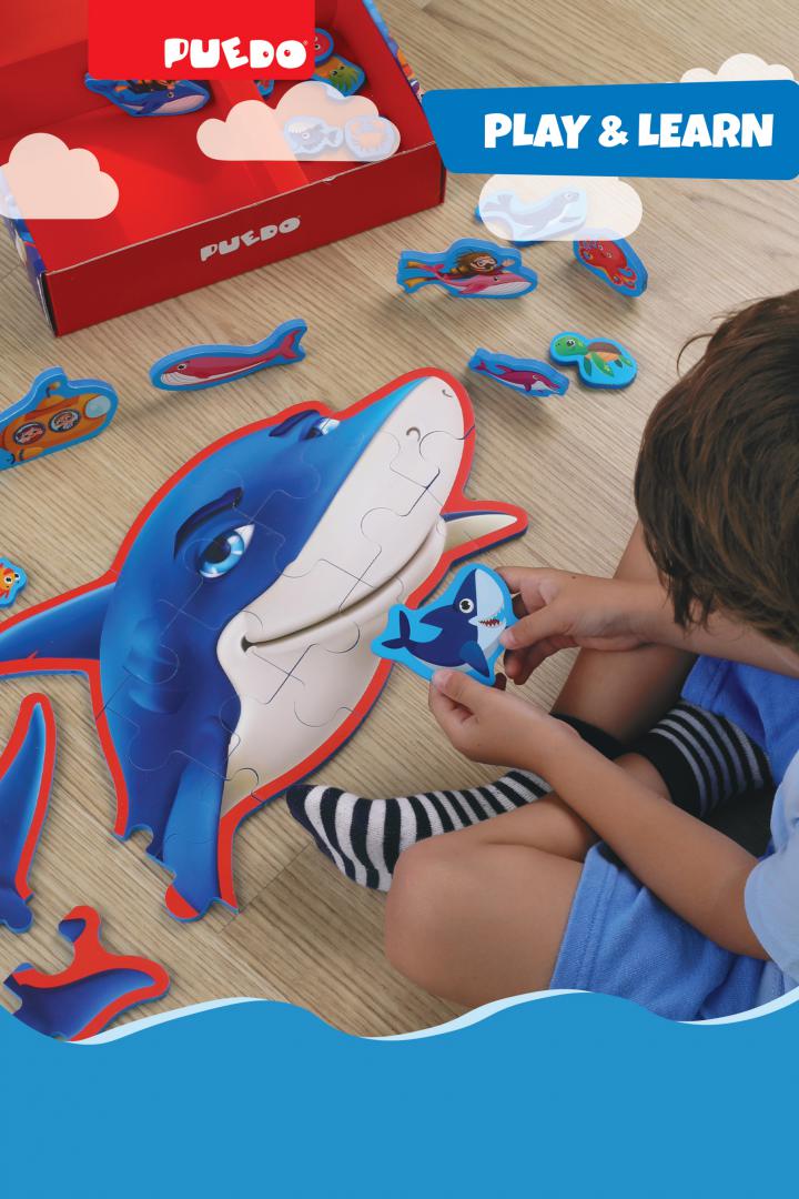 Puzzle Din Spuma Eva, Lumea Marina, Puedo