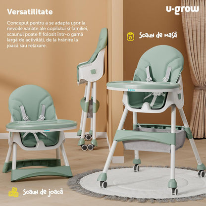 Scaun De Masa 2 In 1, Pliabil, U-Grow
