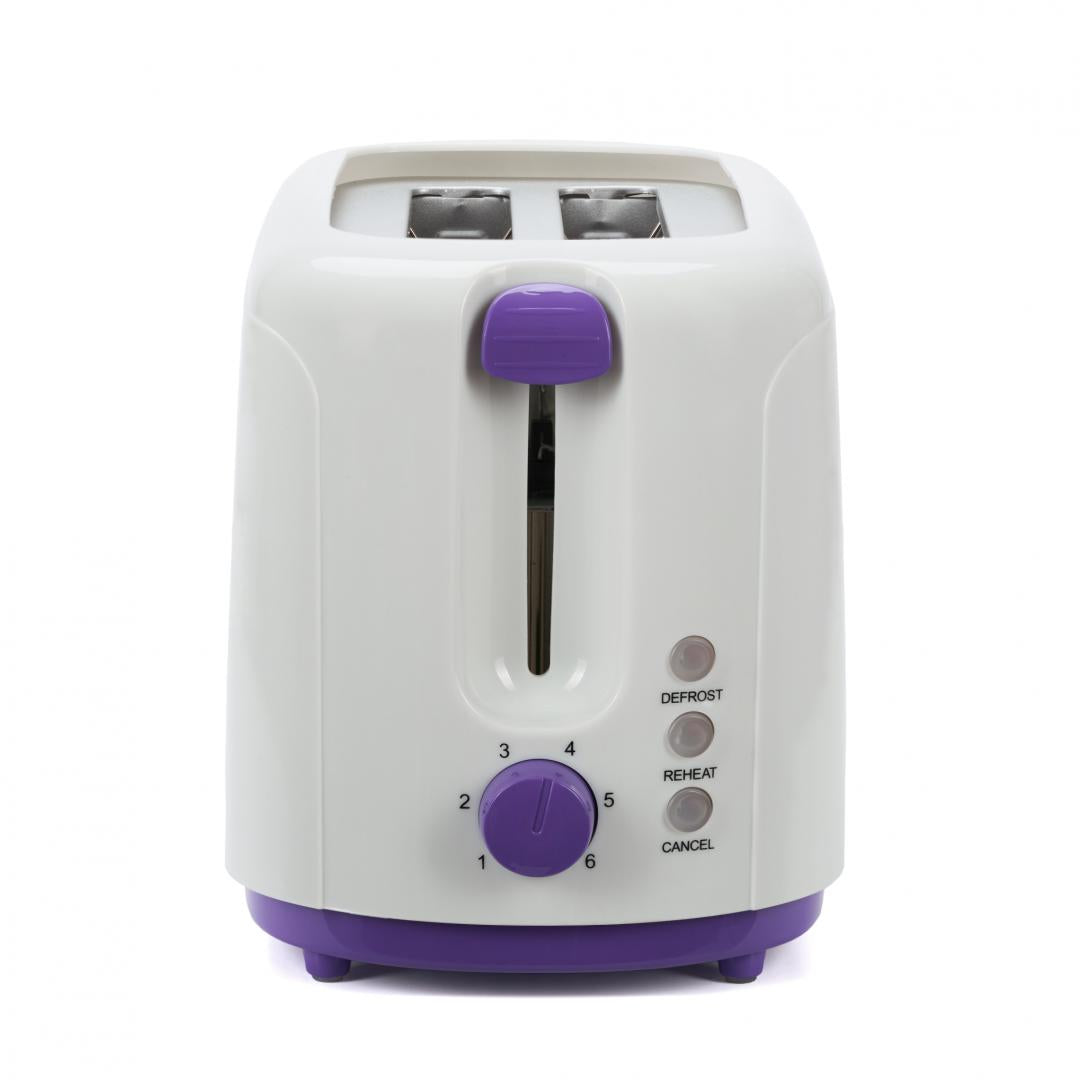 Prajitor de Paine Heinner Charm, 750W, 6 setari, Alb/Mov