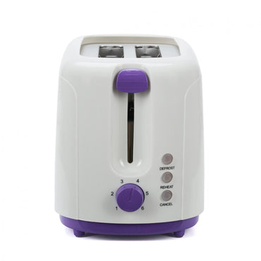 Prajitor de Paine Heinner Charm, 750W, 6 setari, Alb/Mov