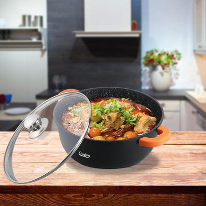 Semioala 4.4L Aluminiu Turnat+Capac , Dark Line, Cooking By Heinner