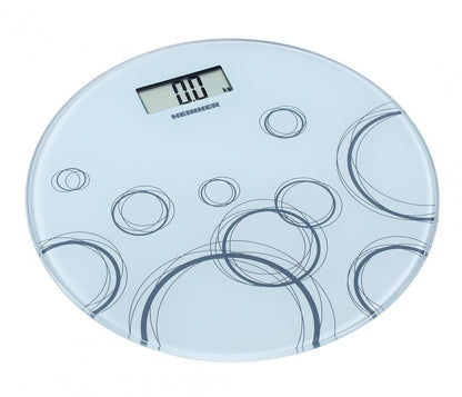 Cantar de baie HeinnerHBS-WH150R, sticla securizata 6mm, 150kg, display lcd, gradare: 100g, pornire/oprire automata, baterii: 1 x cr2032 (inclusa), design compact ultra slim, alb