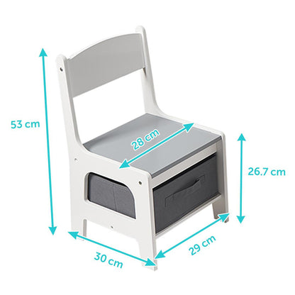 Set Masuta Si 2 Scaune Pentru Copii , Mdf, U-Grow