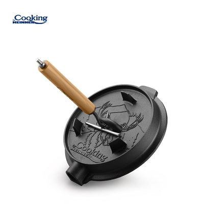 Ceaun 9L Fonta Pura + Capac Dia 31.5 Cm, Nature, Cooking By Heinner
