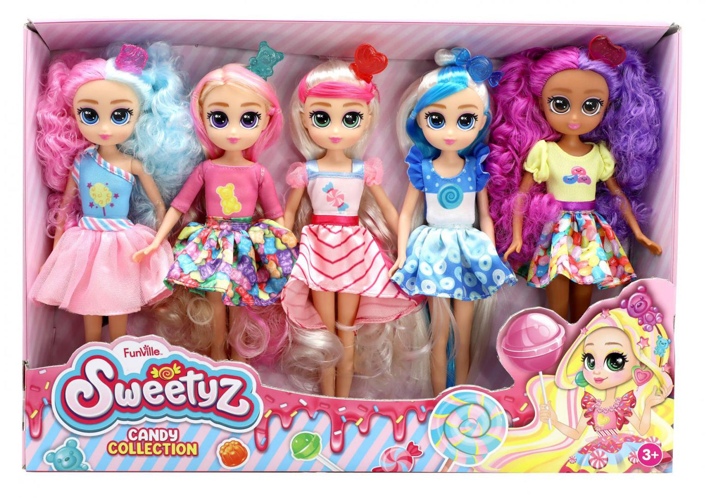 Set De 5 Papusi, Sweetyz, 23 Cm