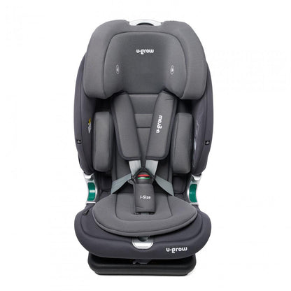 Scaun Auto I-Size U-Grow Goldfix Plus, Isofix, 76-150 Cm (9-36 Kg), Boxa Bluetooth,