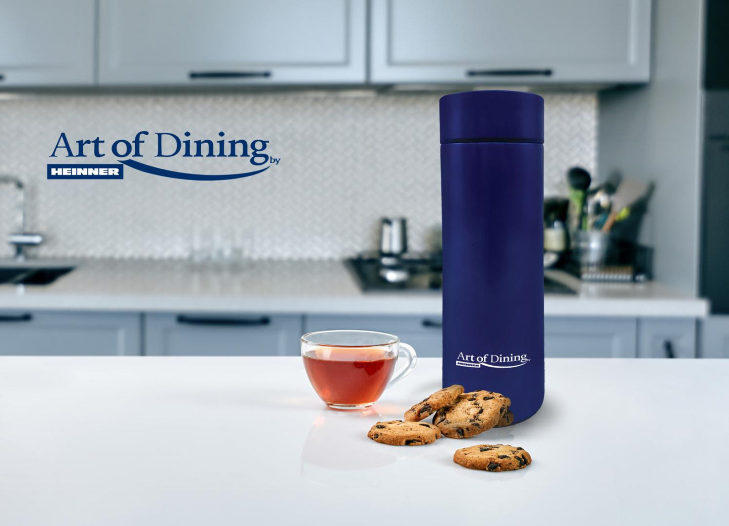 Termos Inox 450 Ml, Cu Indicator Led Pentru Temperatura, Art Of Dinning By Heinner