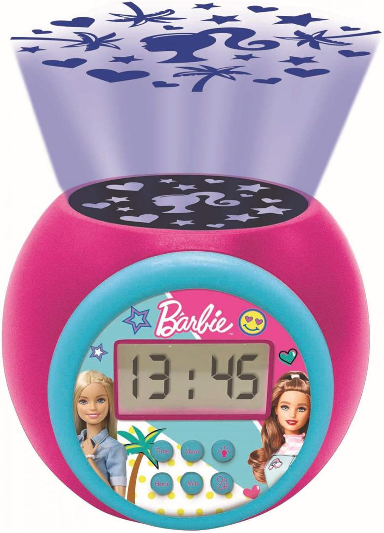 Ceas Desteptator Cu Proiector, Barbie