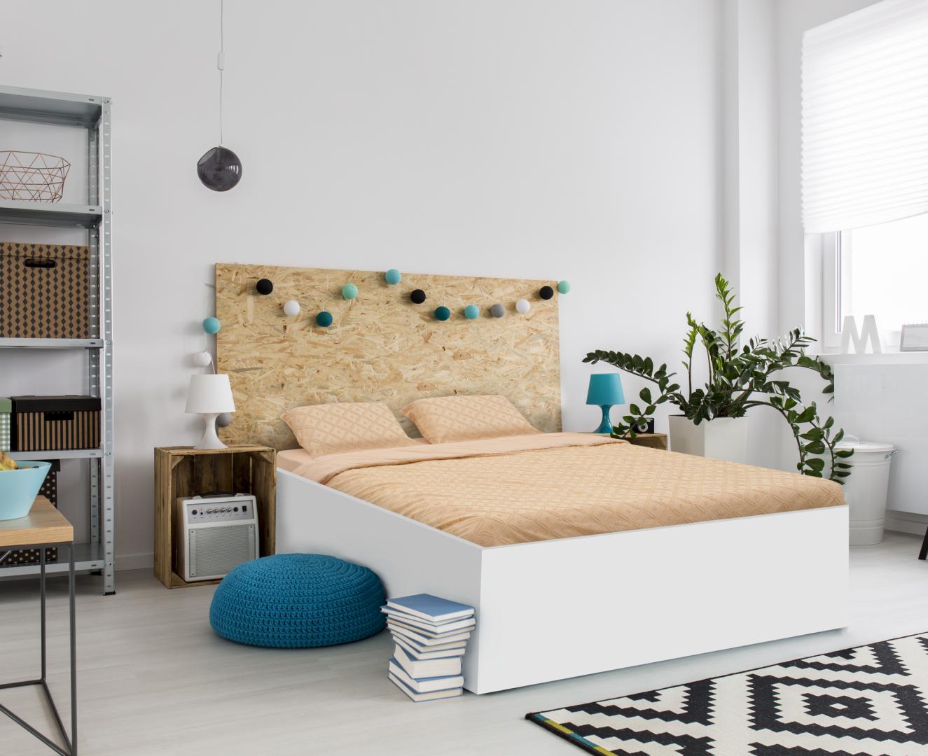 Lenjerie de pat king size pentru 2 persoane Tuff Heinner Home, cearsaf pilota 200x220 cm, cearsaf pat 220x240 cm, 2 fete de perna oxford 50x70+5 cm, microfibra, broderie Tuffata, crem