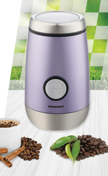 Rasnita de cafea Heinner HCG-150SS, 150 W, 50 g, Inox