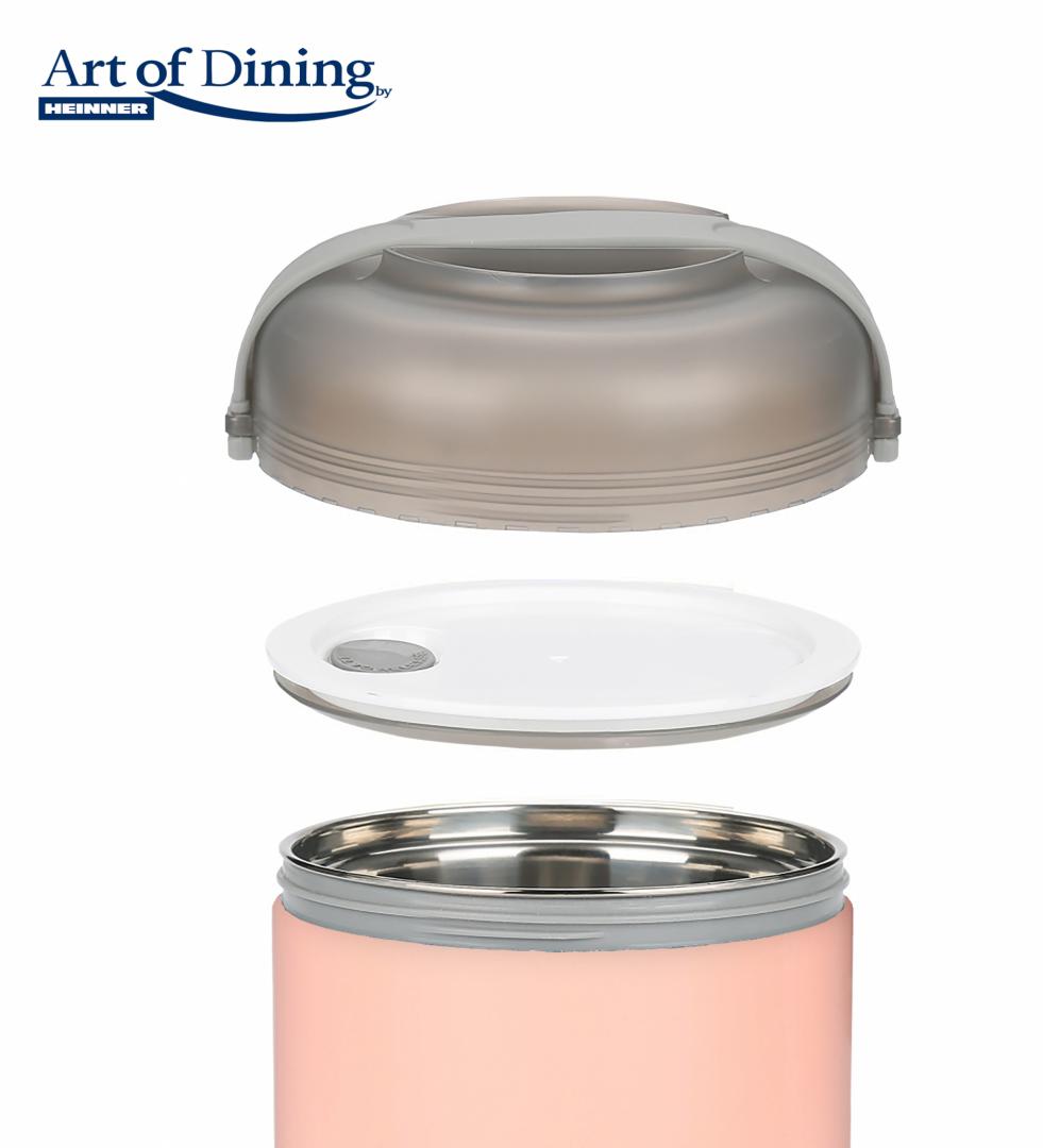 Caserola termica cu perete dublu Art of dining by Heinner Loca, inox, 600 ml