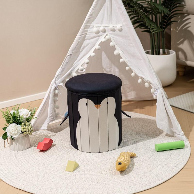 Taburet Figurina Ptr Copii Pinguin