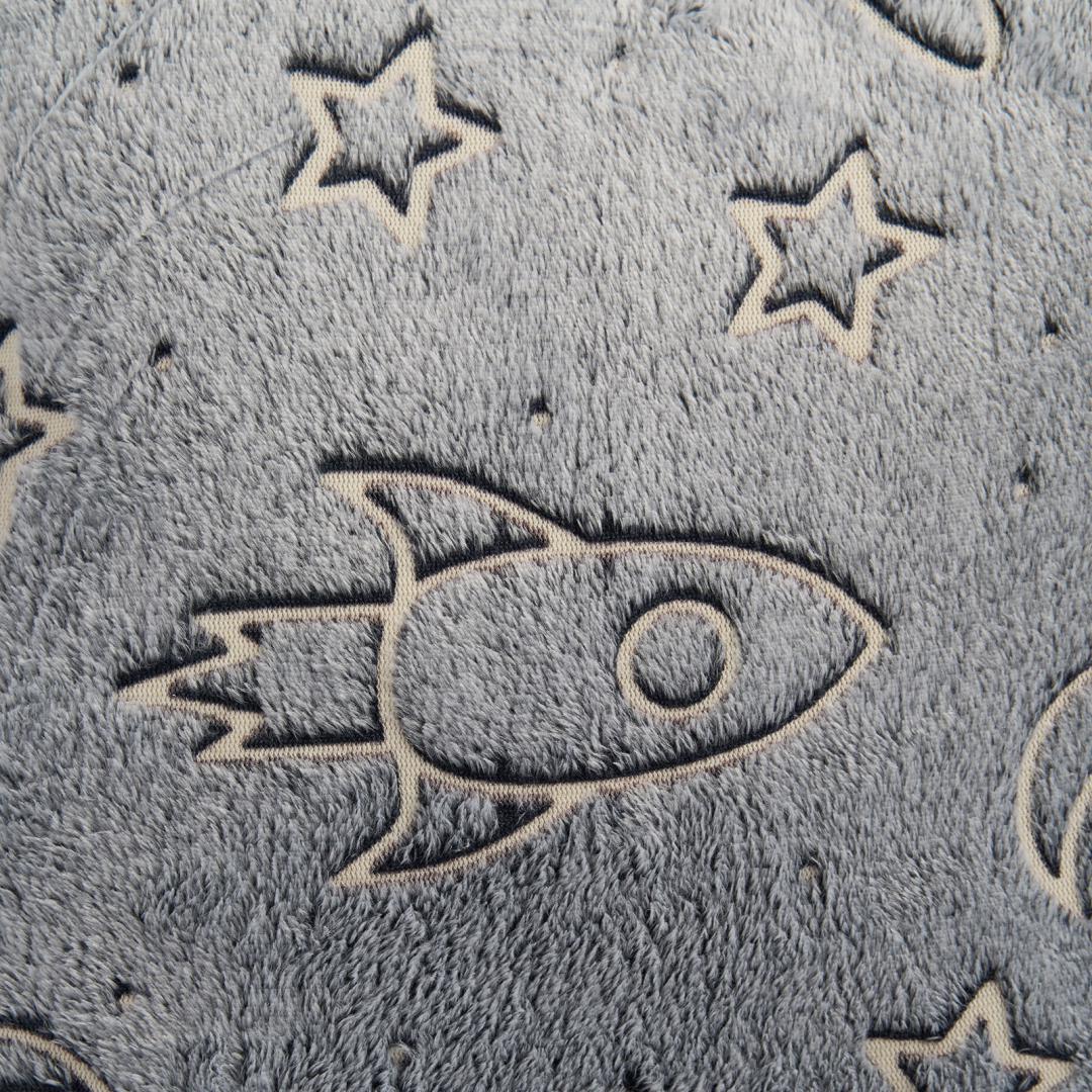 Perna cu model fosforescent, Space,45x45