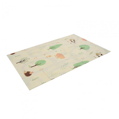 Covor de joaca pentru copii U-Grow, din spuma, pliabil, 2 fete, impermeabil, izolant, 120 x 180 x 1 cm, circuit