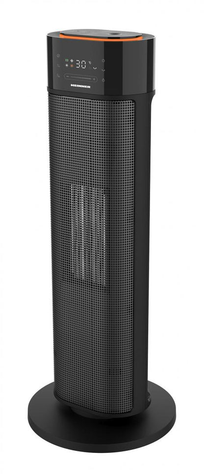 Radiator ceramic cu umidificare Heinner HCH-LH2000BK, 2000 W, Functie umidificare, Display LED, Control touch, Telecomanda, Functie ECO, Oprire automata, Functie Oscilare, Negru