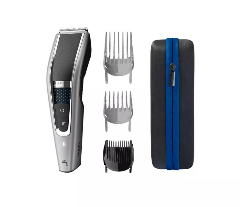 Aparat De Tuns Philips Seria 5000 Hc5650/15, Tehnologie Trim-N-Flow Pro, Lame Otel Inoxidabil, Cu/Fara Fir, Baterie Tip Li-Ion (90 Min Utilizare Fara Fir/1H Incarcare), 100% Lavabil, L X A X I (Mm)