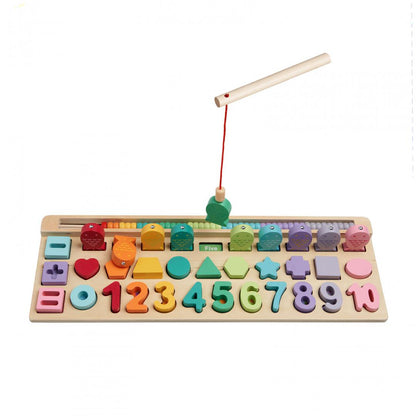 Joc Puzzle Din Lemn, 4 In 1, 35 De Piese, Momki