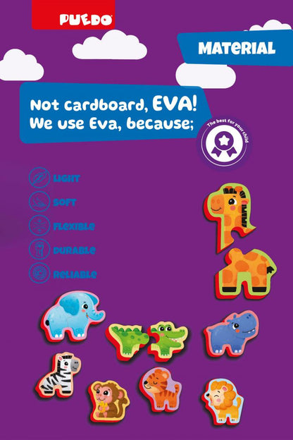 Puzzle Din Spuma Eva, Animalele Din Safari, Puedo