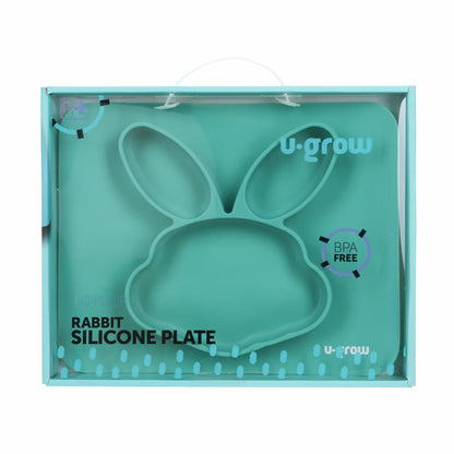 Farfurie Din Silicon, Forma Iepuras, U-Grow
