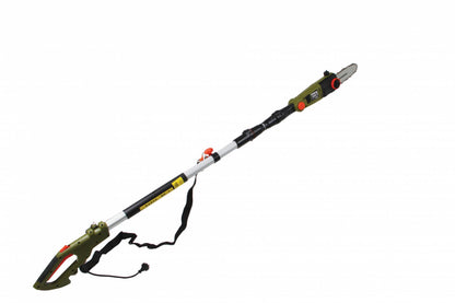 Unealta electrica multifunctionala 2 in 1 pentru gradina Heinner VMT001,drujba/motofierastrau 750 W,trimmer gard viu 550 W,maner telescopic 128 - 197 cm