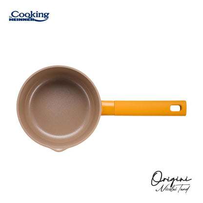 Cratita 1.8L cu capac Cooking by Heinner - Origini Chef Nicolai Tand, aluminiu turnat, invelis ceramic, 18 x 8.5 cm