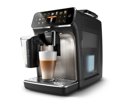 Espressor Automat Philips Lattego Seria 5400 Ep5447/90, 1.8L, 15 Bar, Negru/
