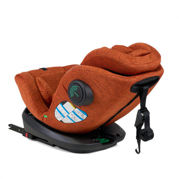 Scaun auto U-Grow Secure+ 40-150 cm ,360 grade , 4 pozitii de ajustare pe spate , 10 pozitii de ajustare a tetierei pe inaltime, Golden Cognac, U-Grow