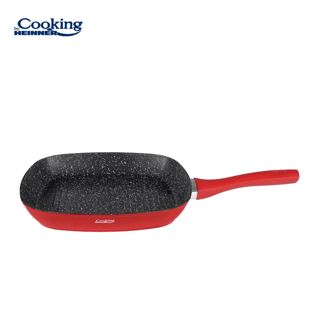 Tigaie grill Cooking by Heinner Red Stone, 28 x 4 cm