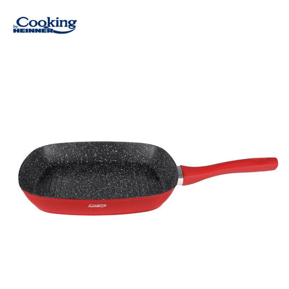 Tigaie grill Cooking by Heinner Red Stone, 28 x 4 cm