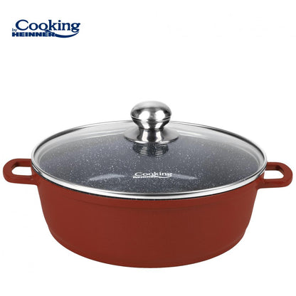 Cratita cu capac Cooking by Heinner Calabria, aluminiu, 36x9.5cm, 8.8L