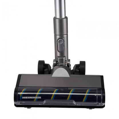 Aspirator vertical HEINNER VERTICLEAN PRO HSVC-MBD25.9S, filtrare ciclonica, acumulator li: 25.9v, putere: 450w si 3 viteze, autonomie max 20 min, display led, capacitate 0.7l, filtru hepa, silver