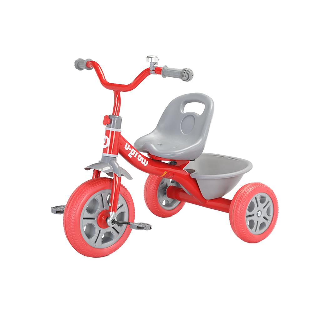 Tricicleta Cu Pedale, Rosie, U-Grow