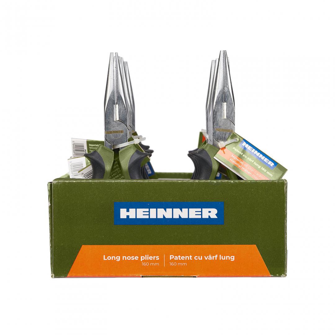 Patent cu varf lung Heinner din otel-carbon, 160MM