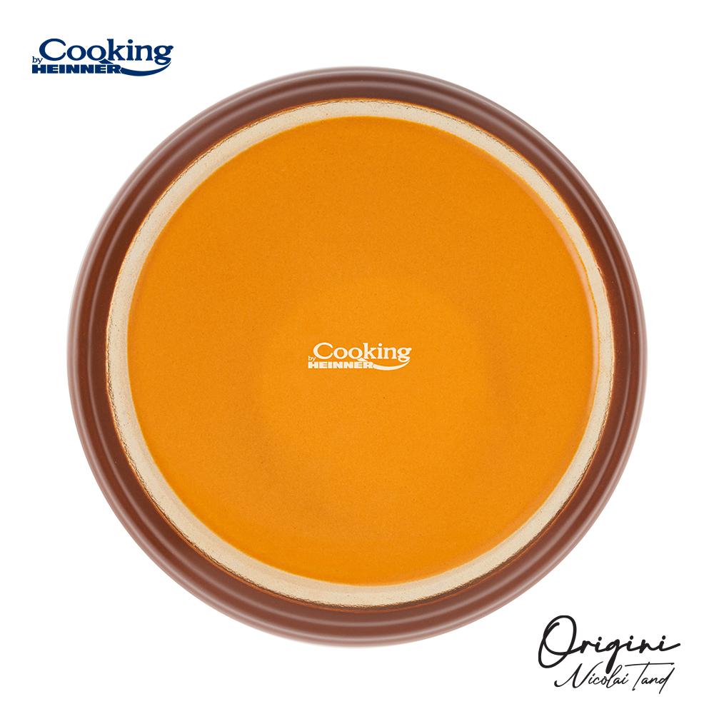 Oala ceramica cu capac Cooking by Heinner - Origini Chef Nicolai Tand, 17 x 18 cm, 4.5 L