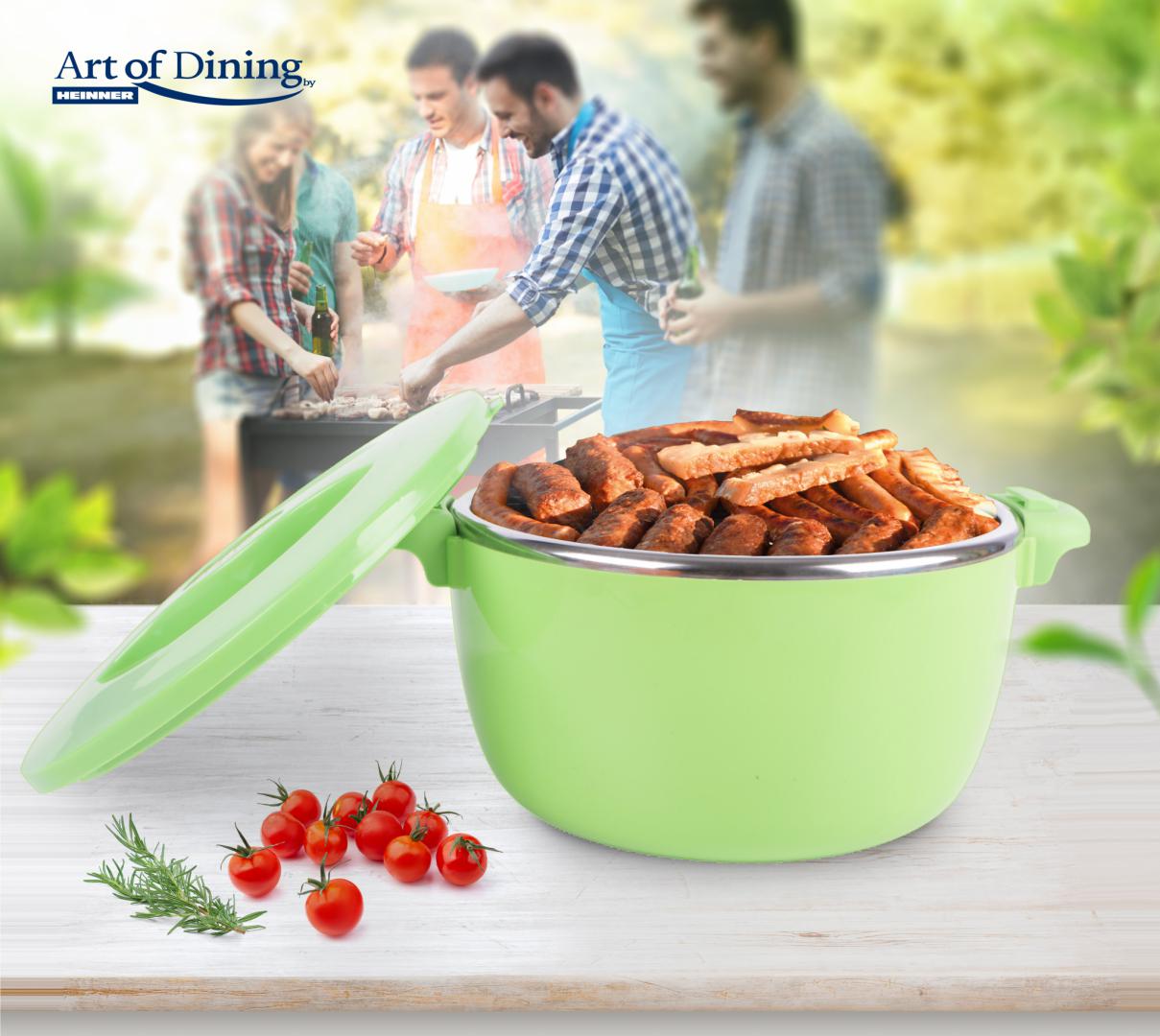 Caserola 8L termica Art of dining by HEINNER Nova, verde