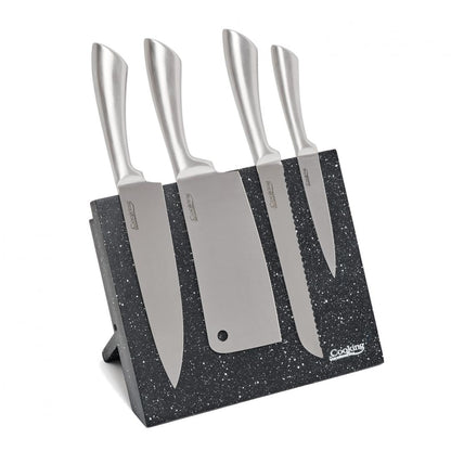 Set Cutite De Bucatarie, 5 Piese,Silver, Cooking By Heinner